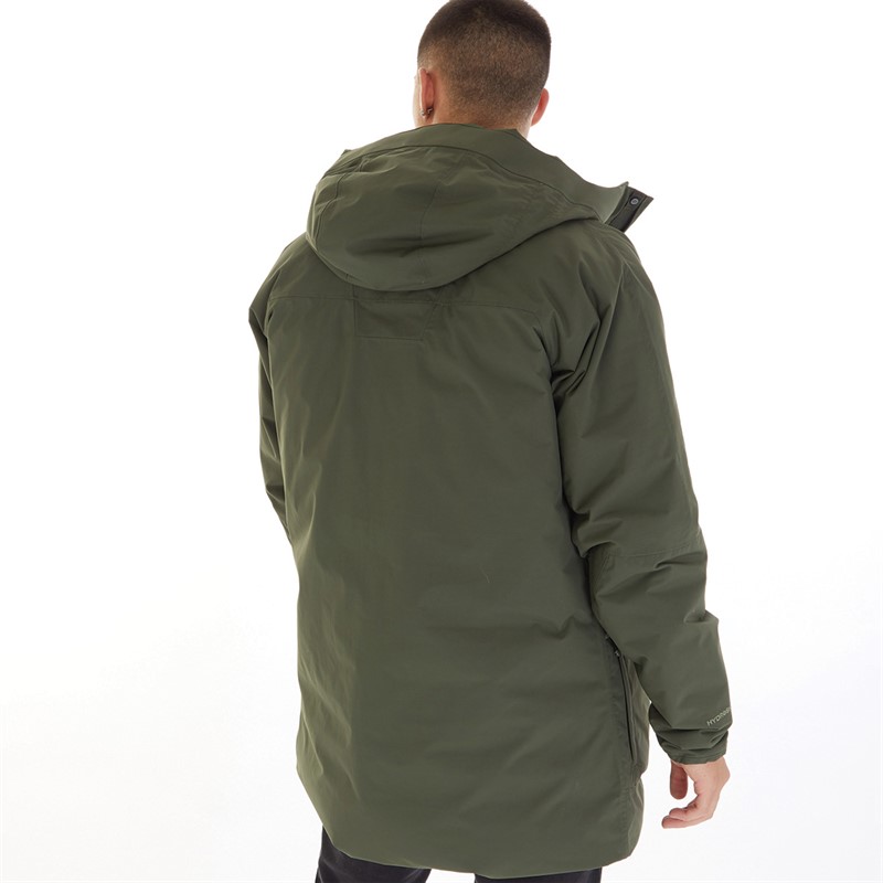 Berghaus Mens Hudsonian 2.0 Hydroshell Waterproof Parka Jacket Green/Green