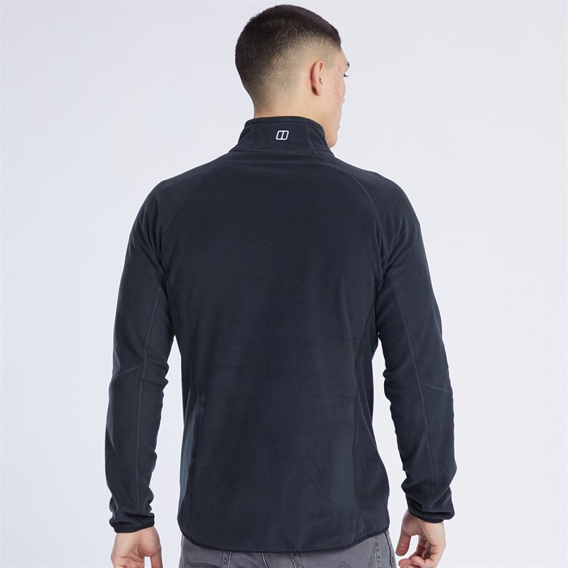 Berghaus Mens Tathwell Half Zip Fleece Jet Black