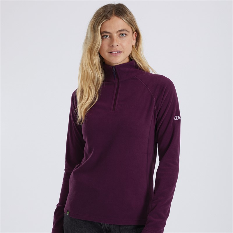 Berghaus Womens Arnside Half Zip Fleece Winter Bloom