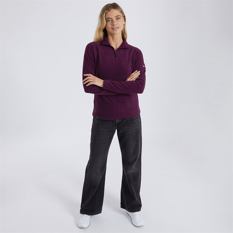 Berghaus Womens Arnside Half Zip Fleece Winter Bloom