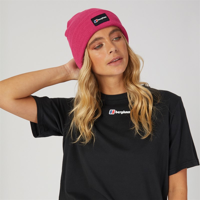 Berghaus Womens Logo Recognition Beanie Pink/Pink