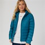 Berghaus Womens Silksworth Hydrodown Insulated Padded Hooded Down Jacket Dark Turquoise/Dark Turquoise