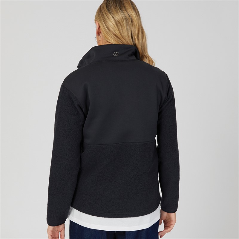 Berghaus Womens Fadley Half Zip Fleece Black/Black