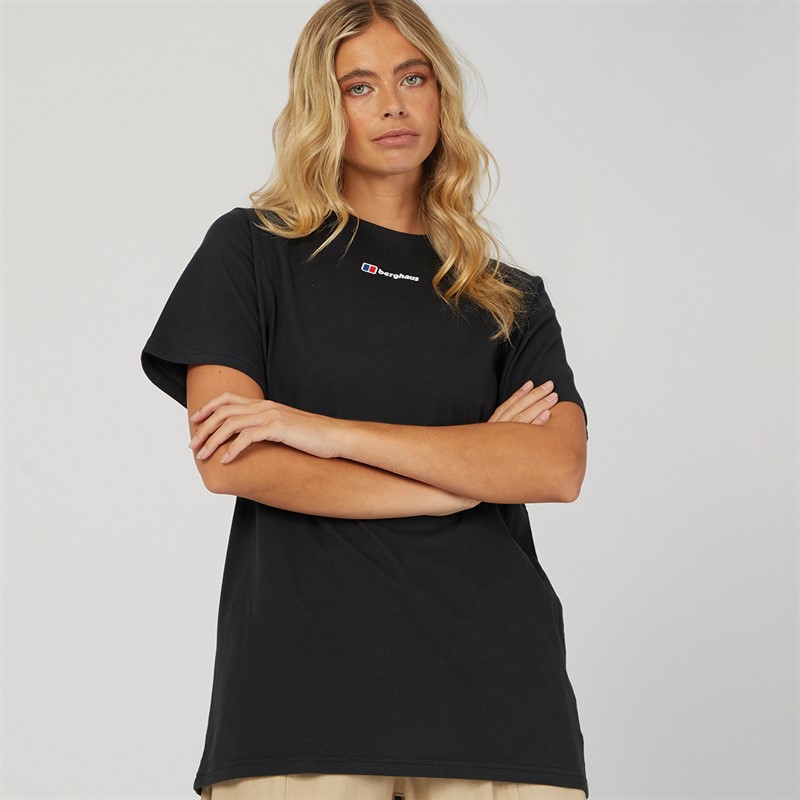 Berghaus Womens Boyfriend Three Layers T-Shirt Black/Black