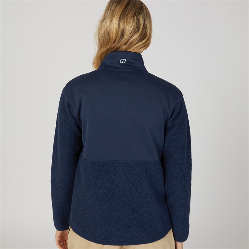 Berghaus Womens Fadley Half Zip Fleece Dark Blue/Dark Blue