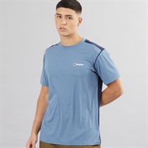 Berghaus Mens Wayside Tech T-Shirt Blue/Dark Blue