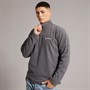Berghaus Mens Anwick Half Zip Fleece Jacket Grey Pinstripe