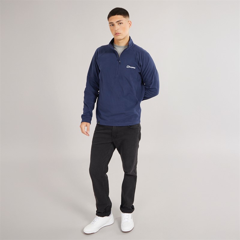Berghaus Mens Anwick Half Zip Fleece Jacket Dusk