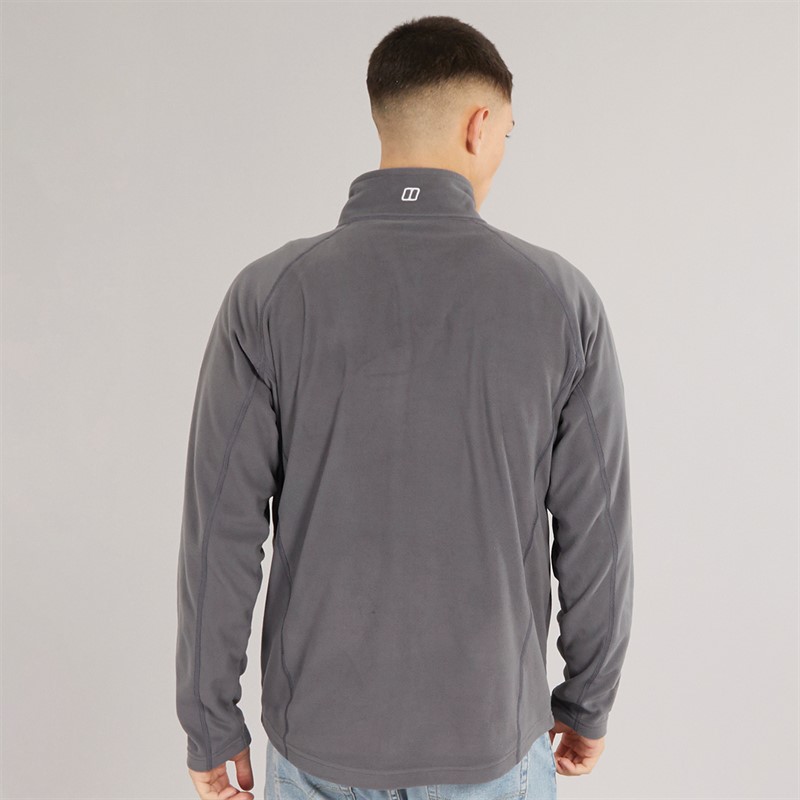 Berghaus Mens Anwick Full Zip Fleece Jacket Grey Pinstripe