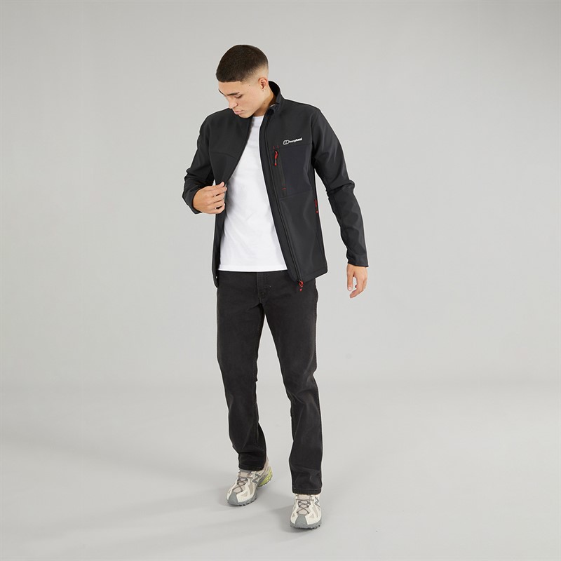 Berghaus Mens Ghlas 2.0 Softshell Jacket Black/Black