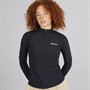 Berghaus Womens 24/7 Tech Half Zip Long Sleeve Top Black/White