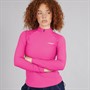 Berghaus Womens 24/7 Tech Half Zip Long Sleeve Top Pink/Pink