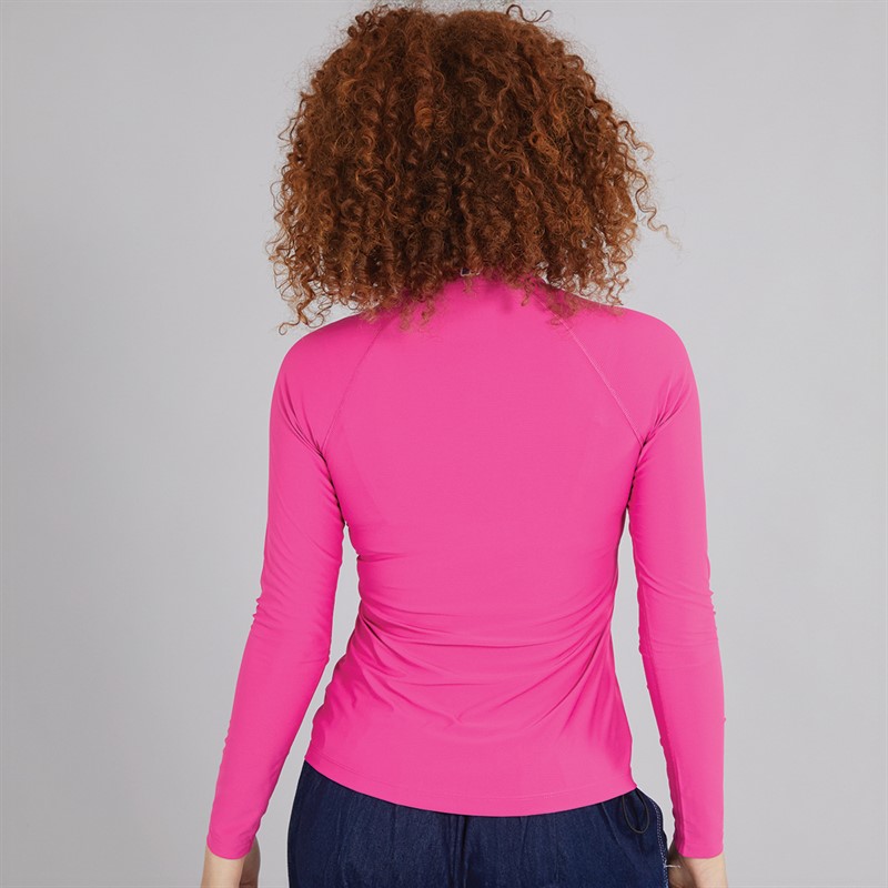Berghaus Womens 24/7 Tech Half Zip Long Sleeve Top Pink/Pink