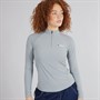 Berghaus Womens 24/7 Tech Half Zip Long Sleeve Top Grey/White