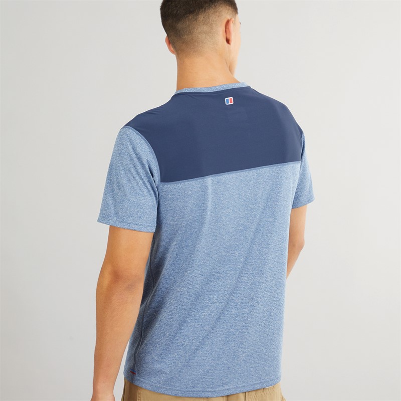 Berghaus Mens 24/7 Explorer T-Shirt Blue/Blue