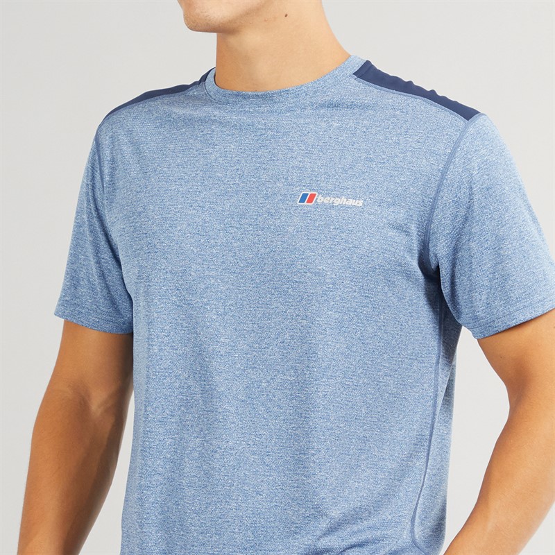 Berghaus Mens 24/7 Explorer T-Shirt Blue/Blue