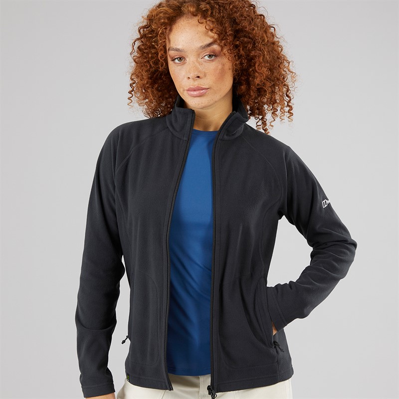 Berghaus Womens Hartsop Eco Fleece Jacket Black - Size 18