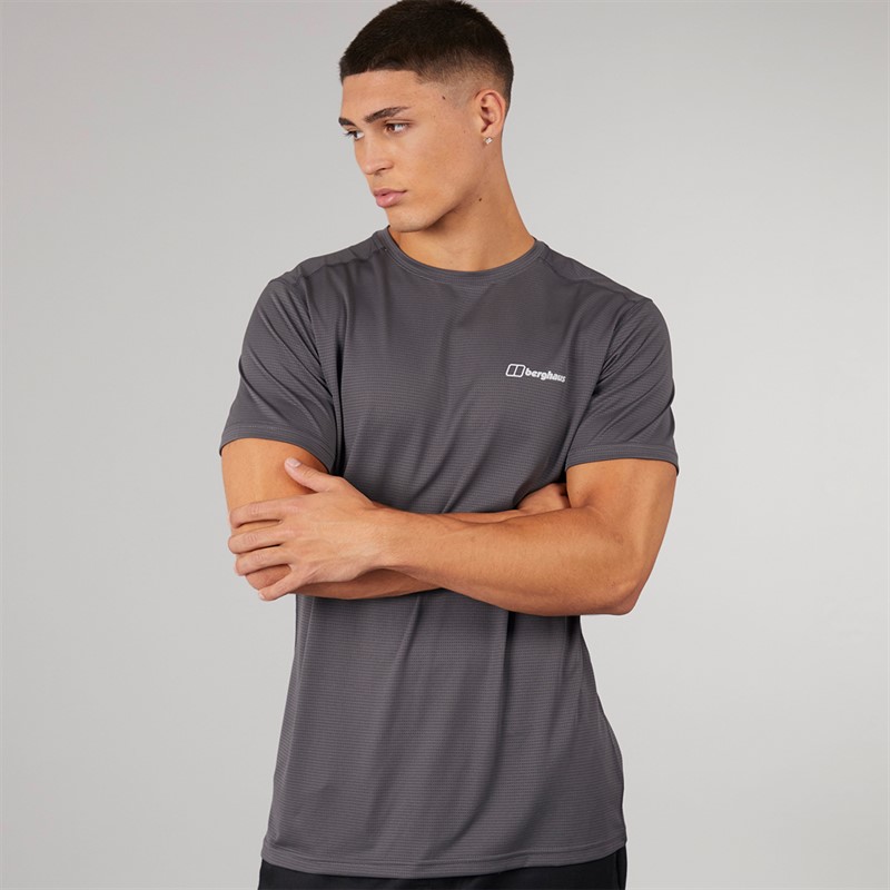 Berghaus Mens Easterly Tech T-Shirt Grey/Grey