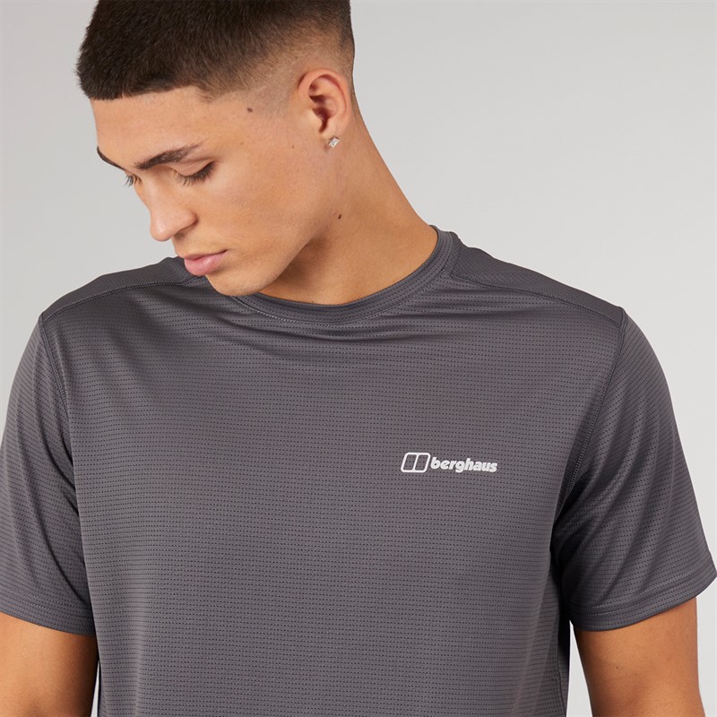 Berghaus Mens Easterly Tech T-Shirt Grey/Grey