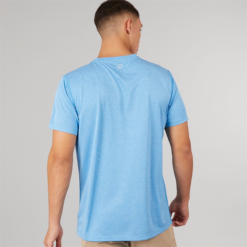 Berghaus Mens Firsby Tech T-Shirt Blue/Blue