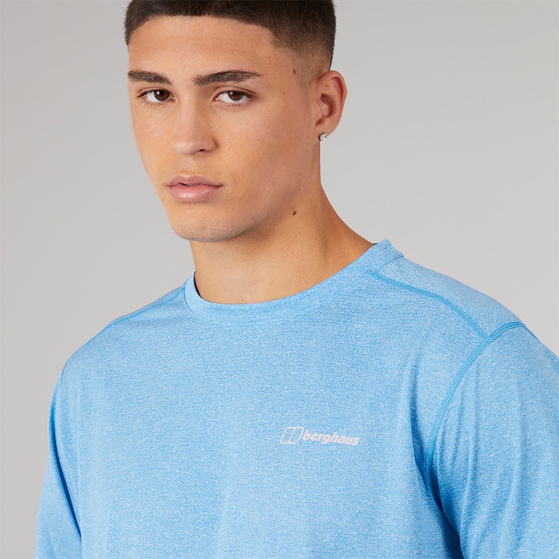 Berghaus Mens Firsby Tech T-Shirt Blue/Blue