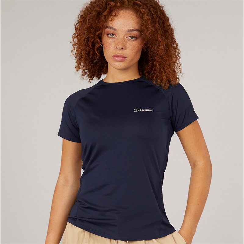 Berghaus Womens Dowsby Tech T-Shirt Dark Blue/Dark Blue