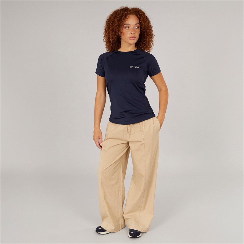 Berghaus Womens Dowsby Tech T-Shirt Dark Blue/Dark Blue