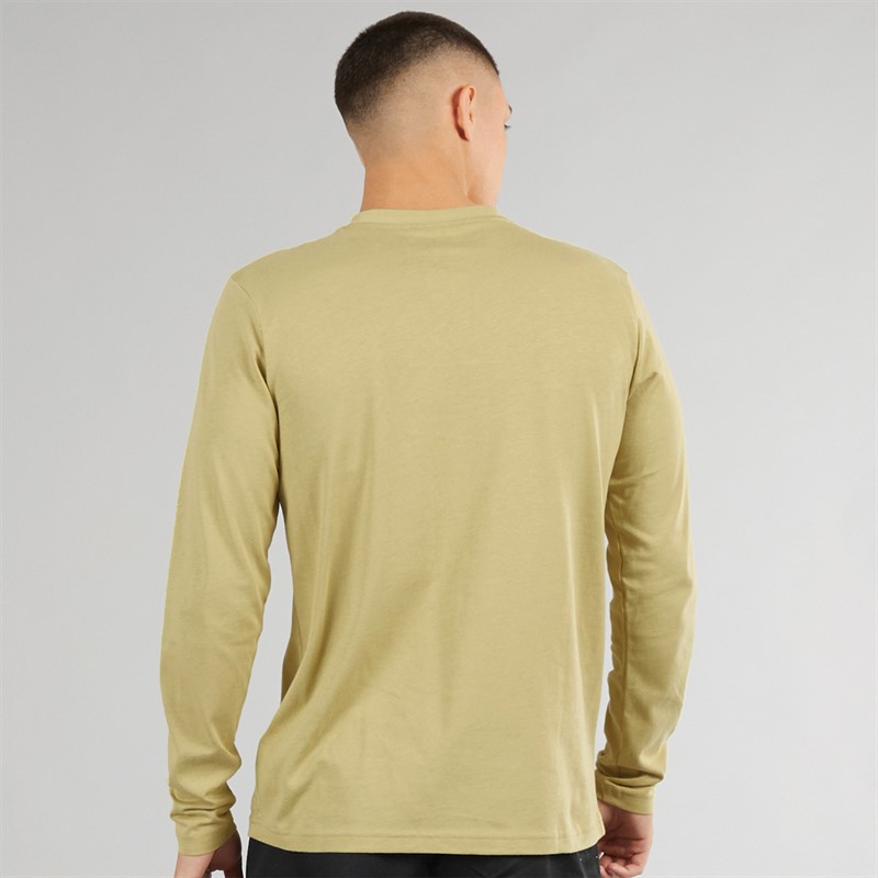 Berghaus Mens Small Logo Long Sleeve T-Shirt Natural/Natural