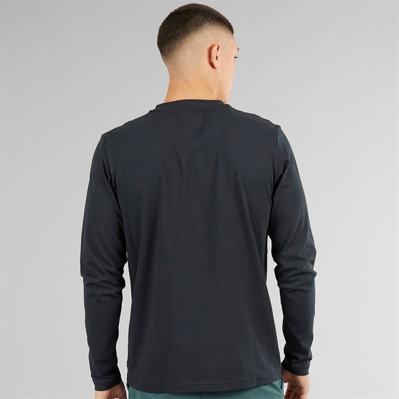 Berghaus Mens Small Logo Long Sleeve T-Shirt Black/Black