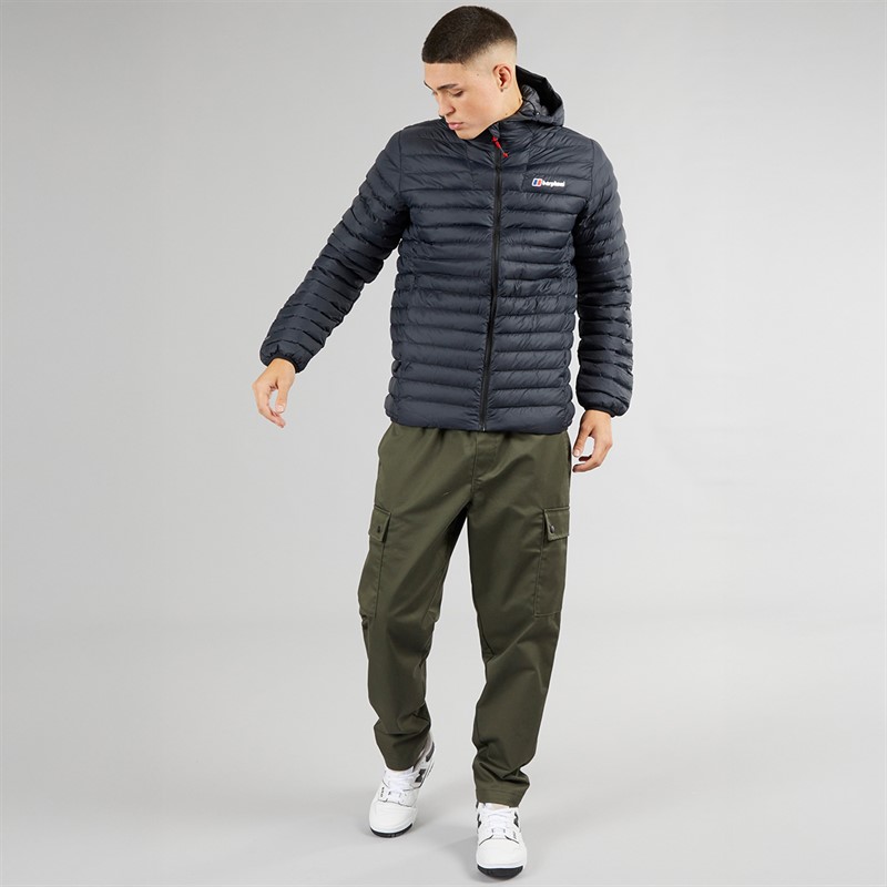 Berghaus Mens Vaskye Insulated Hydroloft Hooded Jacket Black/Black