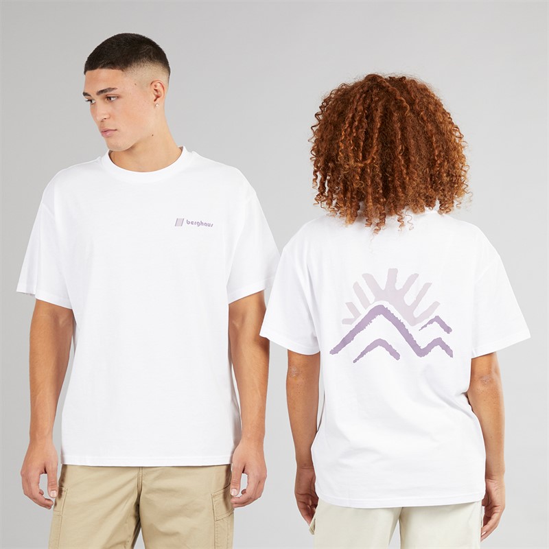 Berghaus Dean Street Sunned Peak T-Shirt White/White