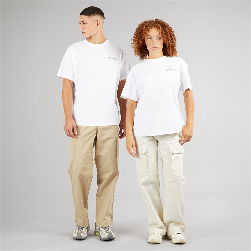 Berghaus Dean Street Sunned Peak T-Shirt White/White