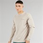 Berghaus Mens Small Logo Long Sleeve T-Shirt Light Grey/Light Grey