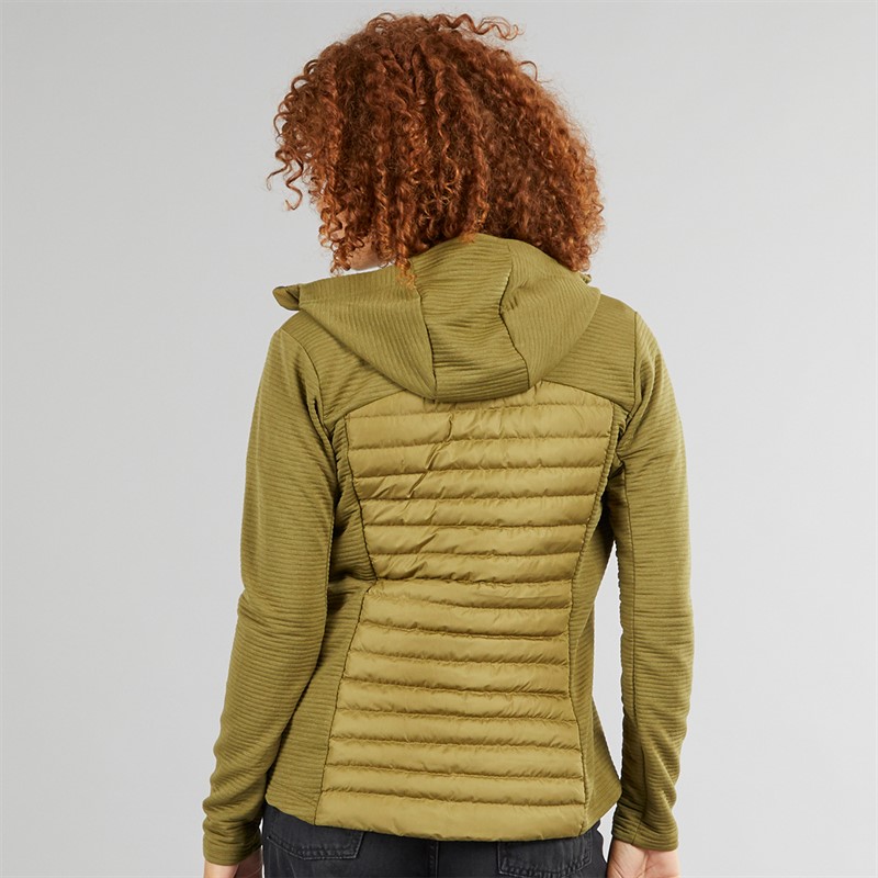 Berghaus Womens Nula Insulated Hydroloft Hooded Hybrid Jacket Light Green/Light Green