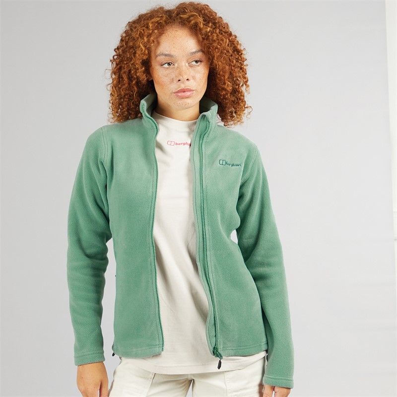 Berghaus Womens Prism Polartec Interactive Fleece Jacket Green/Dark Green