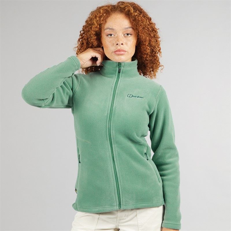 Berghaus Womens Prism Polartec Interactive Fleece Jacket Green/Dark Green