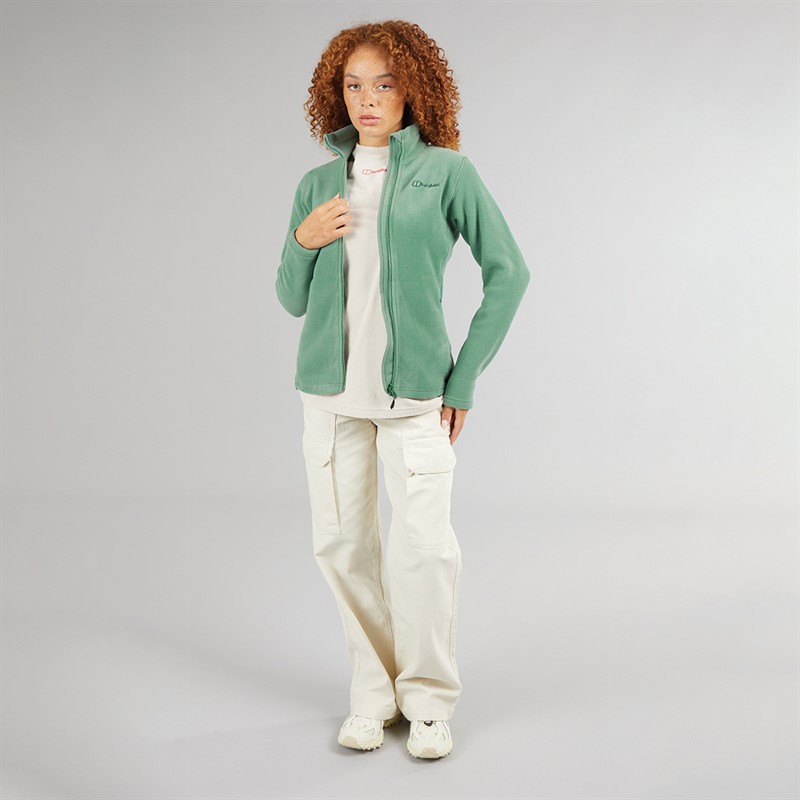 Berghaus Womens Prism Polartec Interactive Fleece Jacket Green/Dark Green