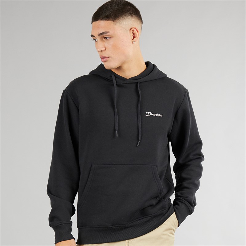 Berghaus Mens Small Logo Hoodie Black/Black - Size M
