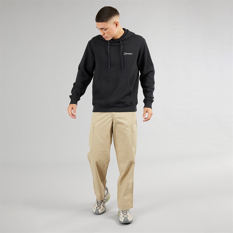 Berghaus Mens Small Logo Hoodie Black/Black