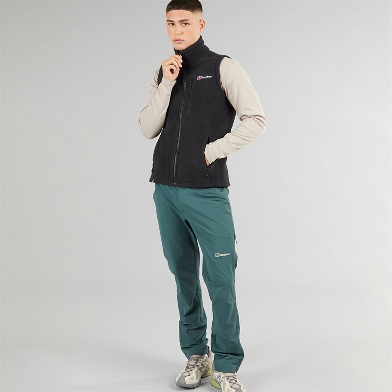 Berghaus Mens Prism Polartec Interactive Fleece Vest Black/Black