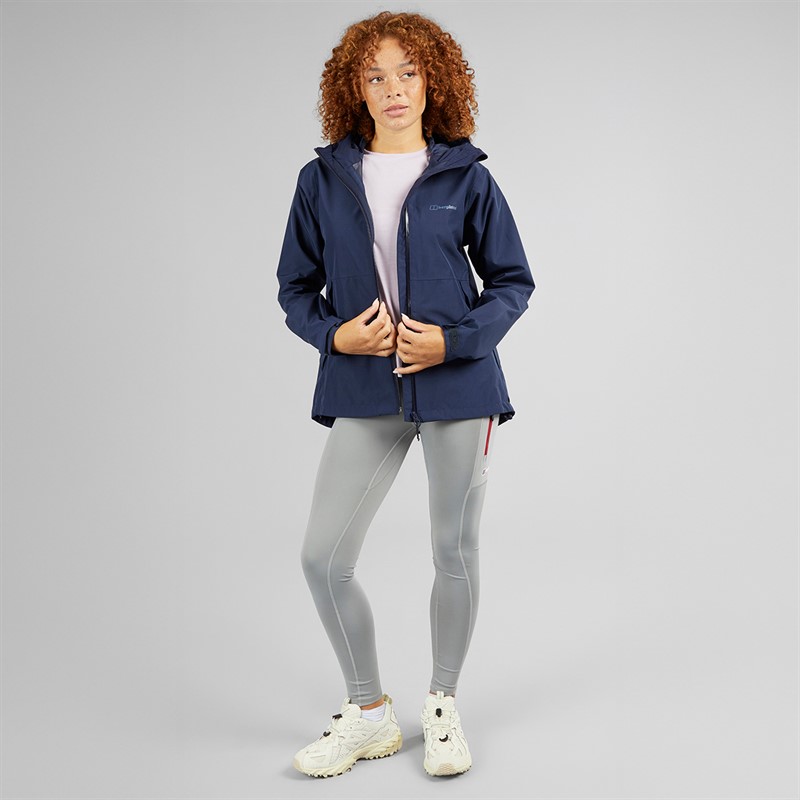 Berghaus Womens Bramblfell Gore-Tex Waterproof Interactive Hooded Jacket Dark Blue/Dark Blue