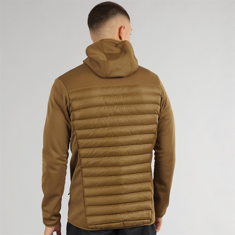 Berghaus Mens Vaskye Insulated Hydroloft Hooded Hybrid Jacket Light Brown/Light Brown