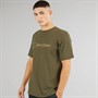 Berghaus Mens In The Rough Logo T-Shirt Dark Green/Natural