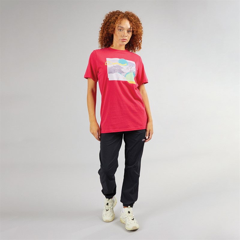 Berghaus Womens Hill Hazed T-Shirt Pink/Pink