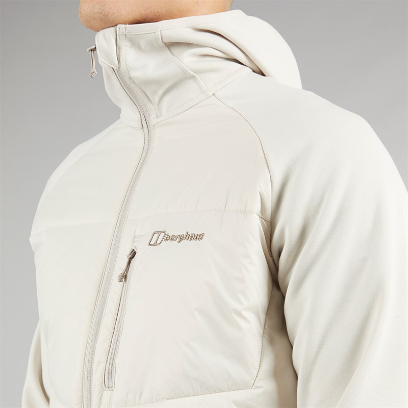Berghaus Mens Trawden Hydroloft Hooded Hybrid Jacket Grey/Grey