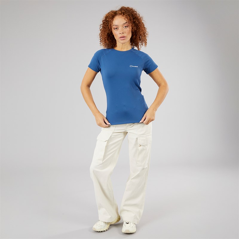 Berghaus Womens Dembleby Tech T-Shirt Turquoise/Turquoise