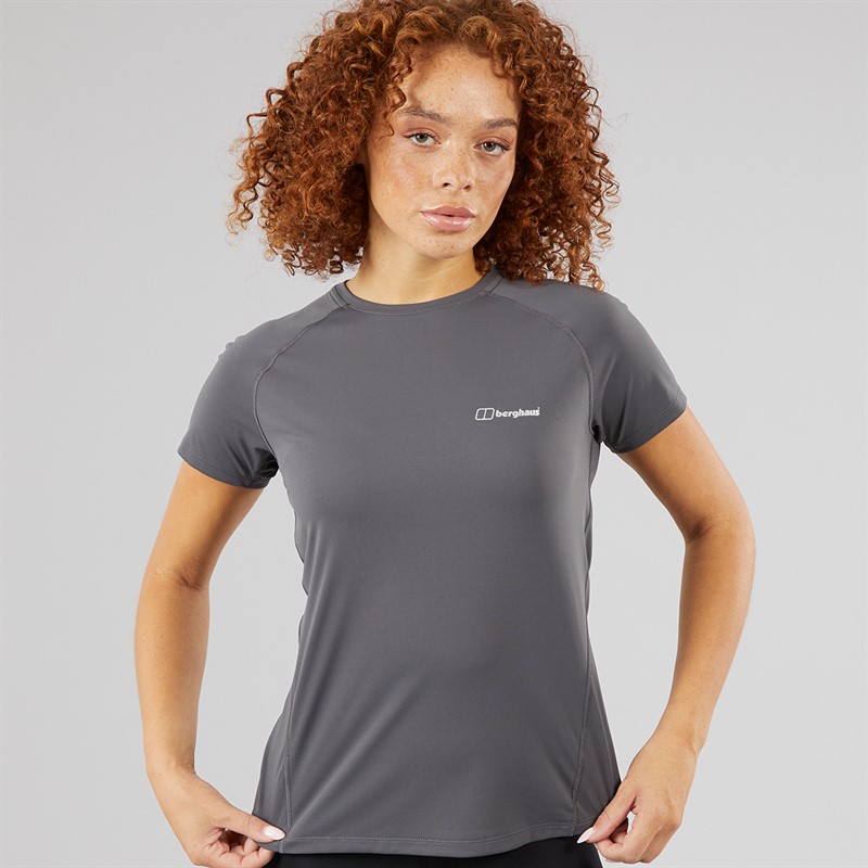 Berghaus Womens Dembleby Tech T-Shirt Grey/Grey