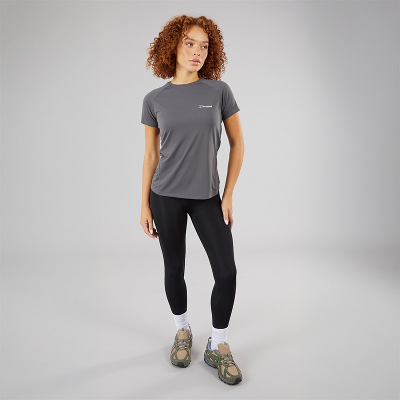 Berghaus Womens Dembleby Tech T-Shirt Grey/Grey