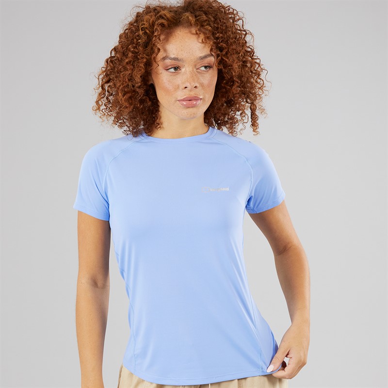 Berghaus Womens Dembleby Tech T-Shirt Light Blue