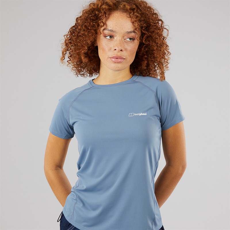 Berghaus Womens Dembleby Tech T-Shirt Blue/Blue